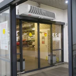 VEVOR 36" Industrial Air Door Blower, Dual-Speed 1200CFM, For Indoor Entryways, Includes Robust Limit Switch, Wall Mount Design, White