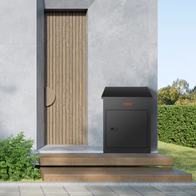 VEVOR Package Delivery Boxes For Outside, Extra Large Mailbox With Coded Lock, Galvanized Steel Wall Mounted Mailboxes 17.3"x13.8"x22.8" 1 VEVOR Package Delivery Boxes For Outside, Extra Large Mailbox With Coded Lock, Galvanized Steel Wall Mounted Mailboxes 17.3"x13.8"x22.8"