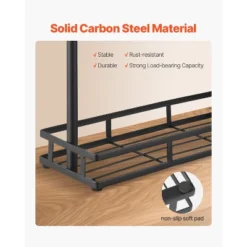 VEVOR Coffee Mug Holder For Countertop, 16 Hooks Coffee Cup Holder With Storage Base, 2 Tier Carbon Steel Mug Display Stand, Matte Black -Vevor GUEST 538056c6 430c 4774 b682 ff27653c4832