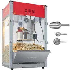 VEVOR Popcorn Maker, 1440W Popcorn Popper Machine, 12 Oz Kettle Makes 80 Cups Per Batch, Countertop Popcorn Maker With Tempered Glass -Vevor GUEST 53997cf3 6b7f 4fd4 814b d8581686f7ed