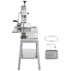 VEVOR Electric Meat Saw, 1800W Stainless Vertical Cutter, 19.1"x15" Workbench, 7.09" Cutting Thickness, Includes 5 Blades -Vevor GUEST 565205f4 a9e6 4c72 99f0 12c33069f0c4