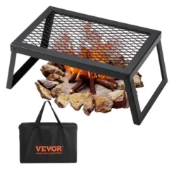 VEVOR Folding Campfire Grill, Heavy Duty Steel Mesh Grate, 18" Portable Camping Grates Over Fire Pit, Camp Fire Cooking Equipment -Vevor GUEST 56cd94cf f0d4 4026 a891 e847b27ce377