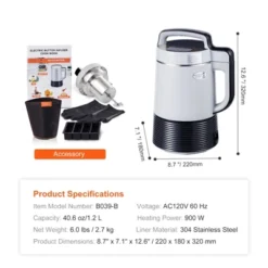 VEVOR Butter Maker Machine, 6 Functions Herbal Infuser, Magic Butter Machine & Oil Infusion Machine With Customizable Temperature And Time -Vevor GUEST 57d5702a c87f 4f31 9a90 46f287a2964d