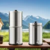 VEVOR Gravity-fed Water Filter System, 1.5G 304 Stainless-Steel Countertop System, Water Filtration System, Reduces Lead And Up To 99% Of Chlorine