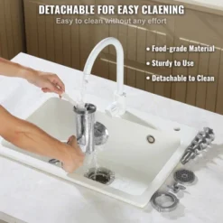 VEVOR Manual Meat Grinder, 304 Stainless Steel Hand Meat Grinder With Steel Table Clamp, Meat Mincer Sausage Maker & 2 Cutting Plates -Vevor GUEST 588796a2 be3e 4a7f 83e0 2fb779070816