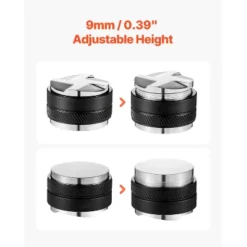 VEVOR Coffee Distributor 53mm, 2-in-1 Adjustable Espresso Distributor With Fan-Shaped Base, Coffee Distributor 304 Stainless Steel, Silver -Vevor GUEST 5b59c7ae dbea 421f 8362 8d1fda647b1b