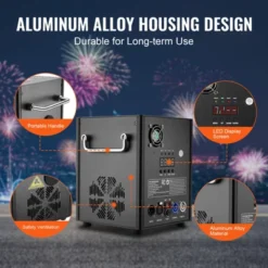 VEVOR Cold Spark Machine, 4 Pack 500W Output Fireworks Controllers, 6.6-13ft Adjustable Height, With Advanced DMX System, Screen, Black -Vevor GUEST 5ba85520 6860 4fed bed2 d1465c10cf7a