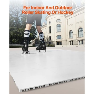VEVOR Dryland Tiles For Hockey Floor Mat, 12 X 12 In 8 Pcs Interlocking Versatile Training Surface, Dance Floor Tiles, Hockey Training Equipment 2 VEVOR Dryland Tiles For Hockey Floor Mat, 12 X 12 In 8 Pcs Interlocking Versatile Training Surface, Dance Floor Tiles, Hockey Training Equipment - Image 2