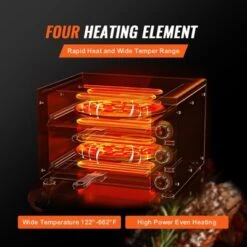 VEVOR Electric Pizza Oven For Countertops, 12-inch, 1700W, With Temp Control & 0-120 Min Timer, Even Baking Technology & Easy Clean Crumb Tray -Vevor GUEST 5bc788b8 e26e 4b1a 9608 d3922383eedf