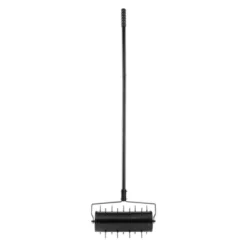 VEVOR Rolling Lawn Aerator, 18-inch Heavy-Duty Manual Rolling Aerator Lawn With Detachable Handle And 27 Iron Spikes, Black -Vevor GUEST 5c9e416e 8154 49a9 95fa 3e91016308fc