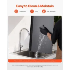 VEVOR Carbon Steel Griddle, 24x16 Inch Universal Flat Top Rectangular Plate, Gas Grill Griddle For BBQ Grill, Teppanyaki, Black -Vevor GUEST 5ceecefb 9381 4249 a65f 56d2aff18a4e