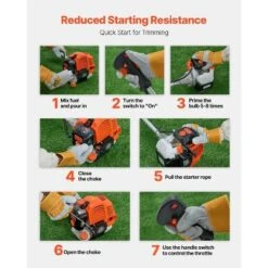 VEVOR String Trimmer, 42.7CC 2-Stroke, Gas Powered Weed Wacker, 16.9" Cordless Grass Trimmer, Multi-Functional Lawn Edger With Shoulder Strap 10 VEVOR String Trimmer, 42.7CC 2-Stroke, Gas Powered Weed Wacker, 16.9" Cordless Grass Trimmer, Multi-Functional Lawn Edger With Shoulder Strap -Vevor GUEST 5f504624 d2c3 45d4 842d 21062a63a20a