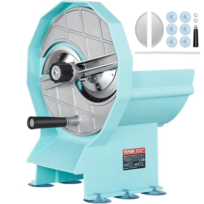 VEVOR Manual Vegetable Fruit Slicer, 0-0.5"/0-12mm Thickness Adjustable Commercial Slicer Machine, Double Feed Ports, Stainless Steel Blade Cutter 8 VEVOR Manual Vegetable Fruit Slicer, 0-0.5"/0-12mm Thickness Adjustable Commercial Slicer Machine, Double Feed Ports, Stainless Steel Blade Cutter - Image 8