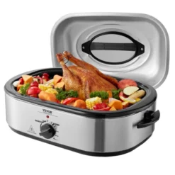 VEVOR Electric Roaster Oven, 18 QT Turkey Roaster Oven With Self-Basting Lid, 1450W Roaster Oven With Defrost & Warm Function -Vevor GUEST 61aa9353 5b8d 4929 a713 2e26edfb5c90