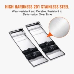 VEVOR Concrete Knee Boards Stainless Steel, 28'' X 8'' Concrete Sliders, Knee Boards For Concrete, Concrete Knee Pads Pair Moving Sliders -Vevor GUEST 638c2ee6 05bf 44c6 9f6c 91ba0bb487cd