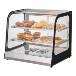 VEVOR 2-Tier Commercial Food Warmer Display, 850W Food Display Warmer W/ Tempered Glass And Steam Heating, Temperature Control, 111L Large Capacity -Vevor GUEST 6437d02e 4e2e 433c 996a ac14c7bcb677