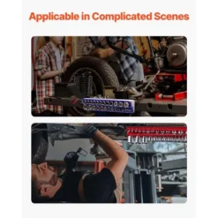 VEVOR Magnetic Socket Organizer Set, 8PCS Socket Holder, 1/4'', 3/8'' & 1/2'' Metric SAE Socket Trays With Clear Labels -Vevor GUEST 64ea70ee ab17 4c2e 8b60 8d7f214d41e5