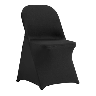 VEVOR Stretch Spandex Folding Chair Covers, Universal Fitted Chair Cover, Removable Washable Protective Slipcovers, For Wedding, (100PCS Black) 8 VEVOR Stretch Spandex Folding Chair Covers, Universal Fitted Chair Cover, Removable Washable Protective Slipcovers, For Wedding, (100PCS Black) - Image 8