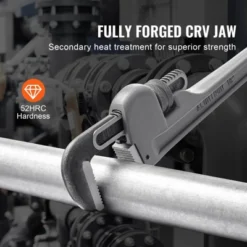 VEVOR 3-Piece Pipe Wrench Set, 10" 14" 18" Aluminum Straight Pipe Wrench, Adjustable Plumbing Wrench, With High Strength Jaw, Silver 11 VEVOR 3-Piece Pipe Wrench Set, 10" 14" 18" Aluminum Straight Pipe Wrench, Adjustable Plumbing Wrench, With High Strength Jaw, Silver -Vevor GUEST 65cc8be5 c26b 4065 a27a 6646f5452584