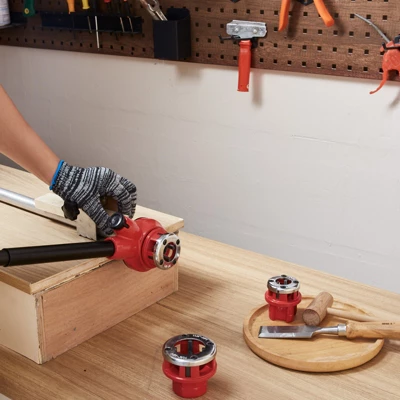 VEVOR Ratchet Pipe Threader Kit, 1/4" NPT - 1-1/4" NPT Manual Ratcheting Pipe Threader, Portable Pipe Threading Tool Set With 6PCS NPT Dies, 1 VEVOR Ratchet Pipe Threader Kit, 1/4" NPT - 1-1/4" NPT Manual Ratcheting Pipe Threader, Portable Pipe Threading Tool Set With 6PCS NPT Dies,