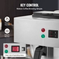 VEVOR 12 Cups Commercial Drip Coffee Maker, Coffee Maker Machine With Thermal Carafe To Keep Warm Or Cold, Stainless Steel Pour Over Coffee Brewer -Vevor GUEST 68be8088 4ff1 4a5f 945e c78deca02edc