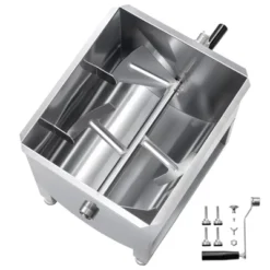 VEVOR Manual Meat Mixer, 80L Fixed Tank Meat Processing Equipment(Mixing Max 80LBS For Meat), Stainless Steel Meat Mixer, Silver -Vevor GUEST 68cec83b 6deb 413a 91e4 240c4024fc01