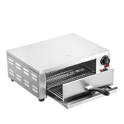 VEVOR Electric Pizza Oven For Countertops, 12-inch, 1500W, With Temp Control & 0-120 Min Timer, Even Baking Technology & Easy Clean Crumb Tray 8 VEVOR Electric Pizza Oven For Countertops, 12-inch, 1500W, With Temp Control & 0-120 Min Timer, Even Baking Technology & Easy Clean Crumb Tray - Image 8