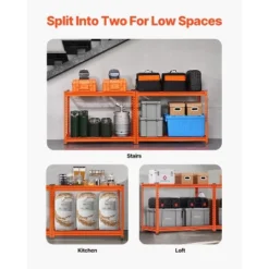 VEVOR Storage Shelves, 2400 Lbs, 4 Tier Heavy Duty Garage Shelving, 20" D X 40" W X 60" H Adjustable Metal Shelves For Industrial Shelving Unit -Vevor GUEST 6b15924f 6b31 47e8 afd4 c592ebbc22eb