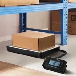 VEVOR Digital Shipping Scale, 440 Lbs X 1.7 Oz. Heavy Duty Postal Scale With Timer, Tare Function, HD LCD Screen Portable Package Scale, Silver