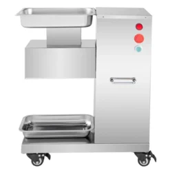 VEVOR 110V Commercial Meat Cutter Machine 1100LB/H Electric Meat Cutting Machine 750W Commercial Meat Slicer 3mm Blade, Silver -Vevor GUEST 6c40c261 0999 41e1 baa6 5e4d617bb491