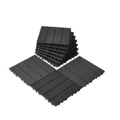 VEVOR Interlocking Deck Tiles, 10 Pack,12"x12" 10 Sq. Ft Plastic Waterproof Outdoor Flooring All Weather Use, Patio Floor Decking Covering Tiles 8 VEVOR Interlocking Deck Tiles, 10 Pack,12"x12" 10 Sq. Ft Plastic Waterproof Outdoor Flooring All Weather Use, Patio Floor Decking Covering Tiles - Image 8
