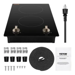 VEVOR Induction Cooktop, 1800W Electric Countertop Burner,2 Burner Knob Control Stove,Built-in Induction Cooktop With 12 Temperature Settings, Black -Vevor GUEST 6f58f81d bc11 469a ae40 3574a516e55e