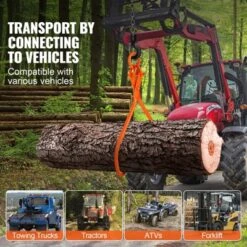 VEVOR Log Skidding Tongs, 32 Inch 2 Claw Log Lifting Tongs, Heavy Duty Steel Lumber Skidding Tongs, 1543 Lbs/700 Kg Loading Capacity, Log Lifting -Vevor GUEST 7020afce cd5d 4b00 b092 3d6ad9d5854f