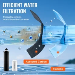 VEVOR Water Filters Replacement, Purification Elements, Replacement Filters, Gravity Water Filter System, Compatible With Most Brands, Black&White -Vevor GUEST 71c90af3 54c6 4b9f ab60 6daa2cefdf1f
