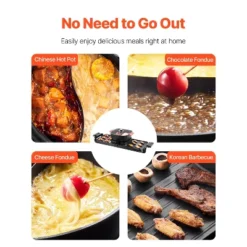 VEVOR Hot Pot with Grill, 2300W 2-in-1 Electric Smokeless Grill and Hot Pot, Removable Shabu-shabu Hotpot with Non-stick Pan, Black 13 VEVOR Hot Pot with Grill, 2300W 2-in-1 Electric Smokeless Grill and Hot Pot, Removable Shabu-shabu Hotpot with Non-stick Pan, Black -Vevor GUEST 72e9f22b 4e03 4215 8848 4f6815ebf2a8