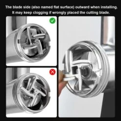 VEVOR Meat Grinder, 4.2 Lbs/Min Capacity Electric Meat Grinders With Blade, Grinding Plate, Sausage Maker, Kubbe Kit, Burger Press, Silver -Vevor GUEST 72ee0c86 1aad 4d13 a139 c2e67f64d928