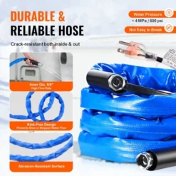 VEVOR 15ft Heated Water Hose For RV, Heated Drinking Water Hose With Corrugated Cover Antifreeze To -45°F, Automatic Self-regulating, 5/8" I.D. Blue 12 VEVOR 15ft Heated Water Hose For RV, Heated Drinking Water Hose With Corrugated Cover Antifreeze To -45°F, Automatic Self-regulating, 5/8" I.D. Blue -Vevor GUEST 72fe5291 0354 481c 8651 6f754c5021a3