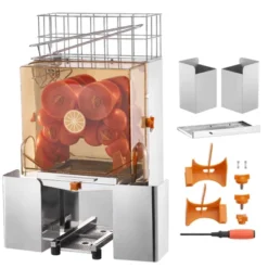 VEVOR Commercial Orange Juicer Machine, 120W Automatic Juice Extractor, Stainless Steel Orange Squeezer For 20 Oranges Per Minute 15 VEVOR Commercial Orange Juicer Machine, 120W Automatic Juice Extractor, Stainless Steel Orange Squeezer For 20 Oranges Per Minute -Vevor GUEST 732f1436 1499 46da 9502 5df037265ca9