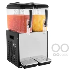 VEVOR Commercial Beverage Dispenser, 2 Tanks 12 L / 12.7 QT Per Tank Juice Dispenser, 286W Stainless Steel Ice Tea Drink Machine -Vevor GUEST 74229496 ae54 4e05 9ba0 48e20a7991a5
