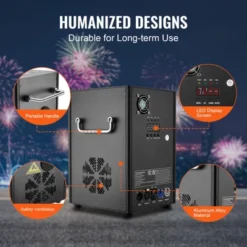 VEVOR Cold Spark Machine, 700W Output Fireworks Controller, 6.6-16.4ft Adjustable Height, With Advanced DMX System, Screen,Portable Handle, Black -Vevor GUEST 751365fd 50e2 47b4 9820 2e3dbd19fb18