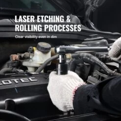 VEVOR 3/8" Drive Impact Socket Set, 12 Piece Shallow Socket Set SAE 5/16"-1", 6 Point Cr-Mo Alloy Steel For Auto Repair,BLACK -Vevor GUEST 7536b983 bb5b 4273 829a cea1b2c7145d