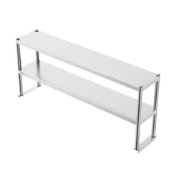 VEVOR Double Overshelf, Double Tier Stainless Steel Overshelf, 12 X 60 Inch Double Deck Overshelf, Height Adjustable Overshelf Prep Work Table 15 VEVOR Double Overshelf, Double Tier Stainless Steel Overshelf, 12 X 60 Inch Double Deck Overshelf, Height Adjustable Overshelf Prep Work Table -Vevor GUEST 75a74ad1 9b2b 4de0 aa60 446e7f7b58b5
