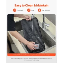 VEVOR Reversible Grill/Griddle, 20x10 Inch Pre-Seasoned Cast Iron Griddle, Portable Rectangular Pan With Handle, Family Cookware, Black -Vevor GUEST 76673d33 8de6 4f9c b739 556378f2c76c