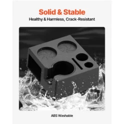 VEVOR Espresso Tamping Station, ABS Material, 7-in-1 Multifunctional Tamping Station With Detachable Slot, Easy To Clean Espresso Knock Box, Black -Vevor GUEST 76867ce9 9c19 4901 9578 417e9355d038