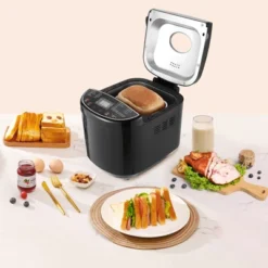 VEVOR Bread Maker, 19-in-1 2LB Dough Machine, Nonstick Ceramic Pan Automatic Breadmaker With Gluten Free Setting, 3 Loaf Sizes, 3 Crust Colors, Black
