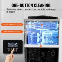 VEVOR Commercial Ice Cream Machine, 10.6 QT/H Yield, 1000W Single Flavor Countertop Soft Serve Ice Cream Maker, With 4L Hopper 1.6L Cylinder -Vevor GUEST 7a660d97 48d7 47ad 9f7d ddd47f50dbad