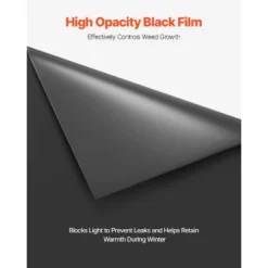 VEVOR 24' X 100' Plastic Sheeting Heavy Duty , 6 Mil Thick Plastic Sheeting Roll, Plastic Drop Cloth Painters Tarp, Polyethylene Covering, Black -Vevor GUEST 7a763ab9 5bd7 4735 9929 2a28d4f48f67 2