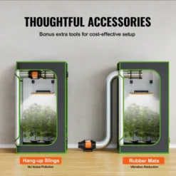 VEVOR Inline Duct Fan, 4-Inch 205 CFM Quiet EC-motor Ventilation Exhaust Fan, With Temperature Humidity Controller For Cooling Booster, Black -Vevor GUEST 7aa3951b f367 4efe 9e27 0e28d6837e61