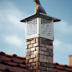 VEVOR Chimney Cap, 9 X 9 Inch, 304 Stainless Steel Fireplace Chimney Cover, Not Easily Toppled & Practical Accessories & Easy Installation, Silver