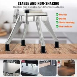VEVOR Commercial Chopper With 4 Replacement Blades Commercial Vegetable Chopper Stainless Steel French Fry Cutter Potato Dicer & Slicer -Vevor GUEST 7b510883 35a9 4116 8704 e95a63fb64c3